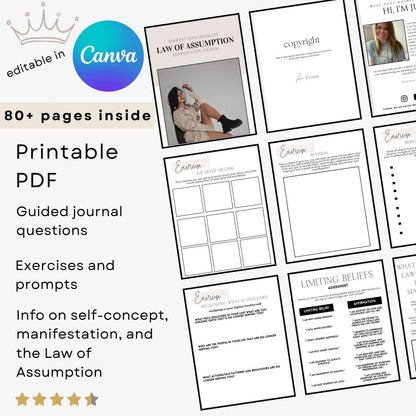 Self-Concept Journal and Workbook for the Law of Assumption