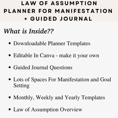 Law of Assumption Planner