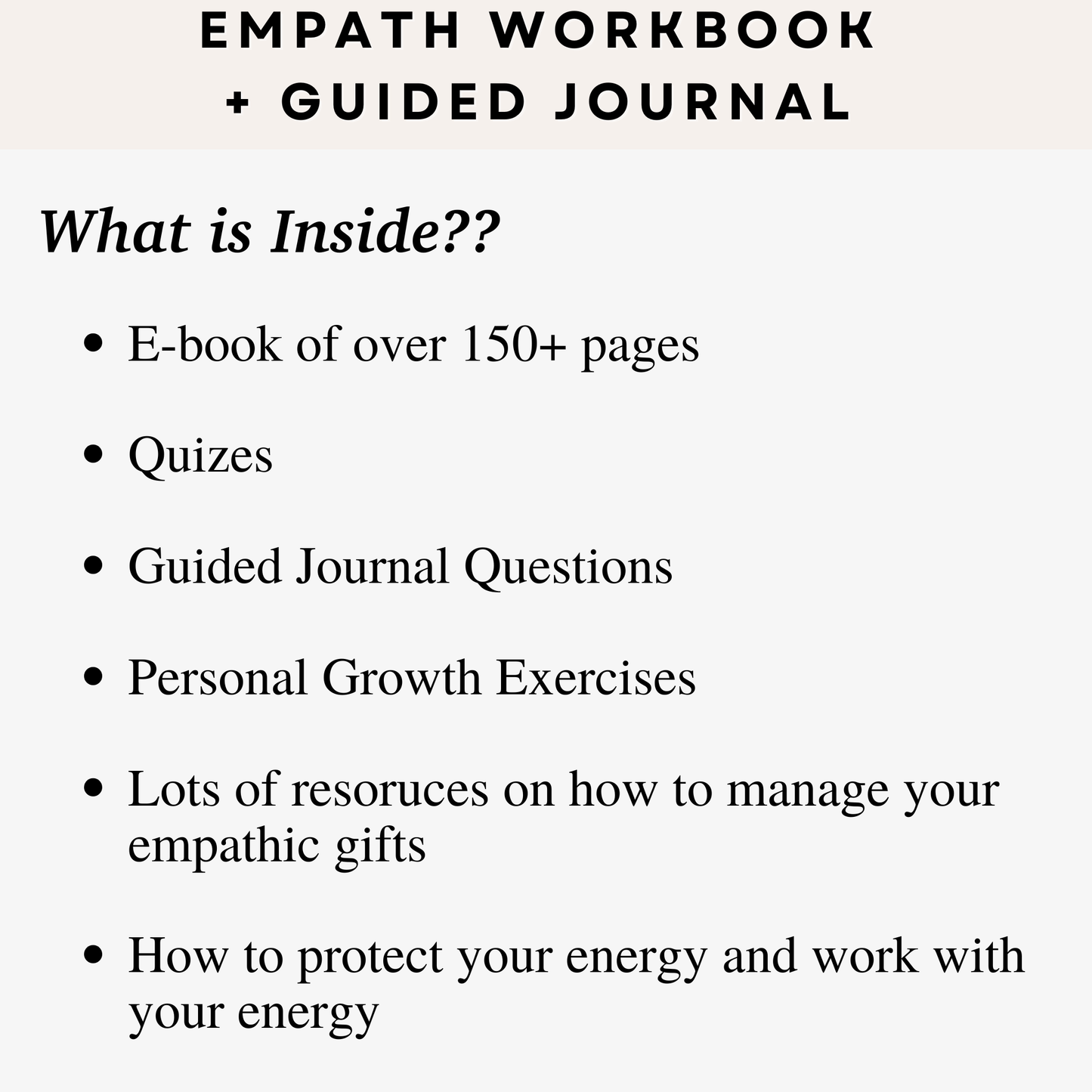 Empath Tool Kit E-Book